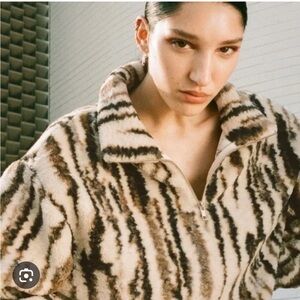 Reformation Bolton Zip Fleece Jacket